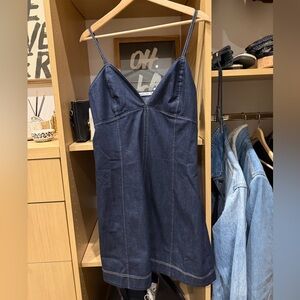Abercrombie & Fitch Navy Denim Dress